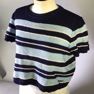 St John sport by Maria Gray large made in USA lightweight sweater top shirt